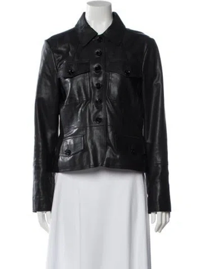 Pre-owned Me+em Leather Performance Jacket In Multi