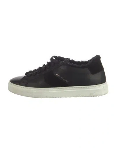Pre-owned Me+em Leather Sneakers In Black