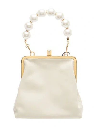 Pre-owned Me+em Leather Top Handle Bag In Neutral