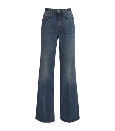 Me+em Leg Elongator Jeans In Blue