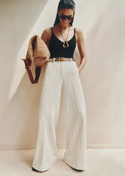 Me+em Leg Elongator Pant In White