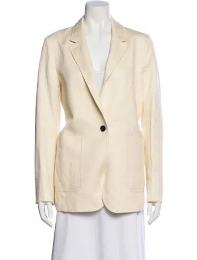 Pre-owned Me+em Linen Blazer In Neutral