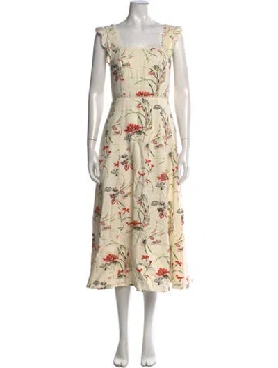 Pre-owned Me+em Linen Dress In Neutrals