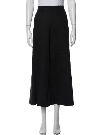 Pre-owned Me+em Linen Wide Leg Pants W/ Tags In Black