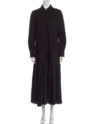 Pre-owned Me+em Long Dress In Black