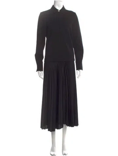 Pre-owned Me+em Long Dress In Black