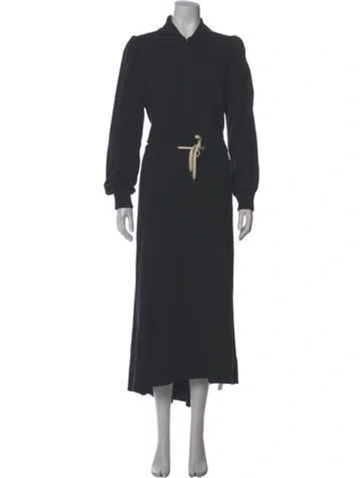 Pre-owned Me+em Long Dress In Black