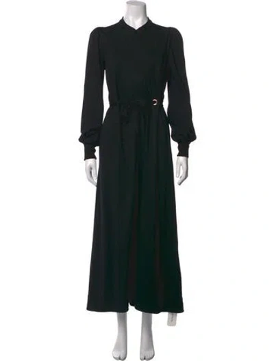 Pre-owned Me+em Long Dress In Black