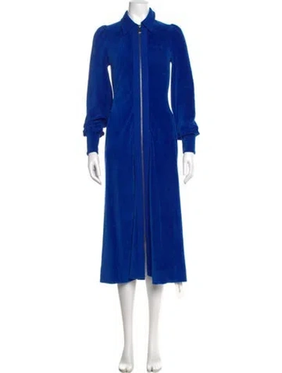 Pre-owned Me+em Long Dress In Blue