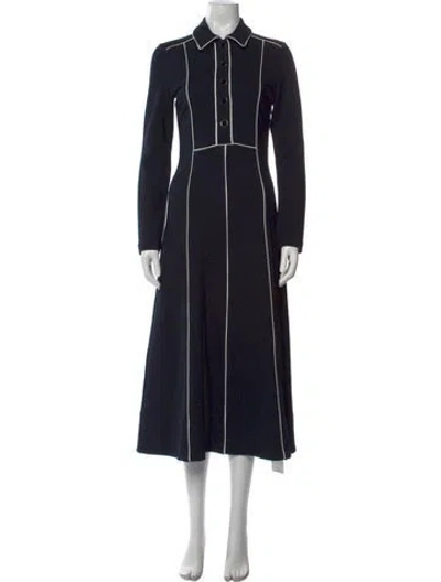 Pre-owned Me+em Long Dress In Blue