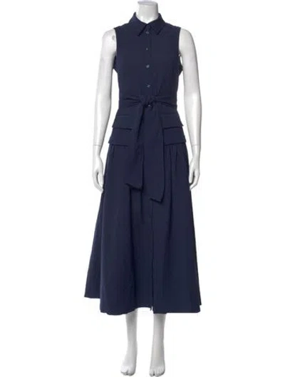 Pre-owned Me+em Long Dress In Blue