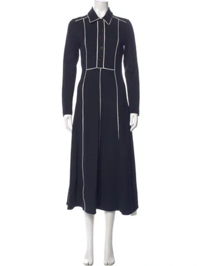 Pre-owned Me+em Long Dress In Blue