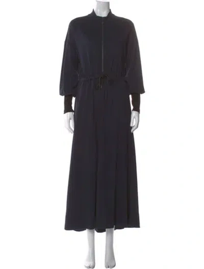 Pre-owned Me+em Long Dress In Blue