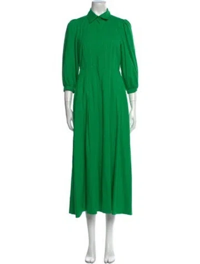 Pre-owned Me+em Long Dress In Green