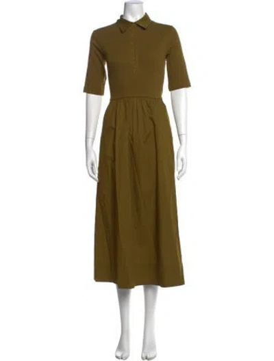 Pre-owned Me+em Long Dress In Green