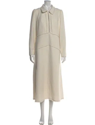 Pre-owned Me+em Long Dress In Neutral