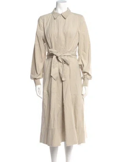 Pre-owned Me+em Long Dress In Neutral