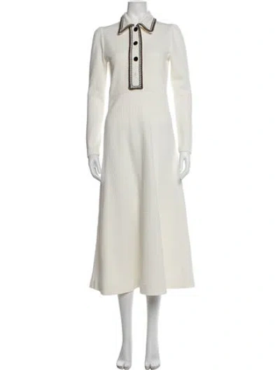 Pre-owned Me+em Long Dress In Neutrals