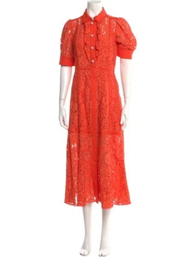 Pre-owned Me+em Long Dress In Orange
