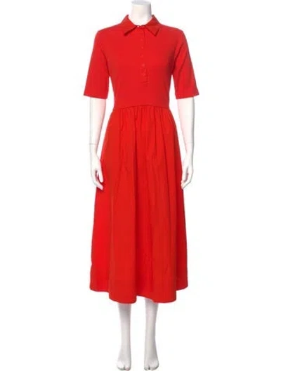 Pre-owned Me+em Long Dress In Orange