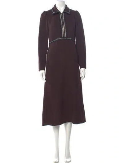 Pre-owned Me+em Long Dress In Purple