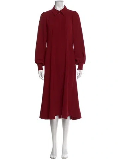 Pre-owned Me+em Long Dress In Red