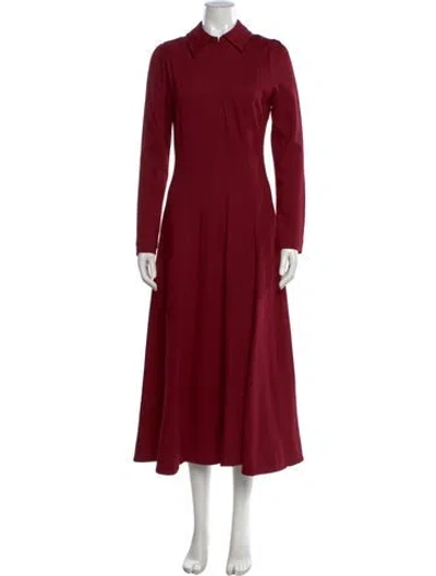 Pre-owned Me+em Long Dress In Red