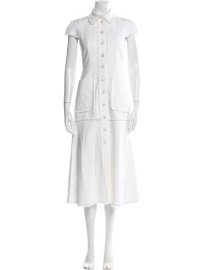Pre-owned Me+em Long Dress W/ Tags In White