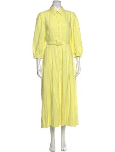 Pre-owned Me+em Long Dress In Yellow