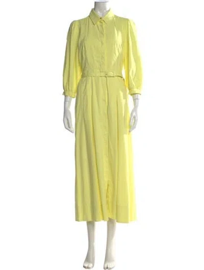 Pre-owned Me+em Long Dress In Yellow