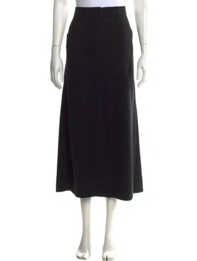 Pre-owned Me+em Long Skirt In Black