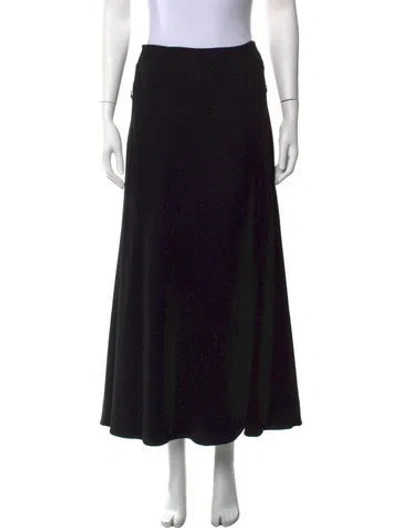 Pre-owned Me+em Long Skirt In Black
