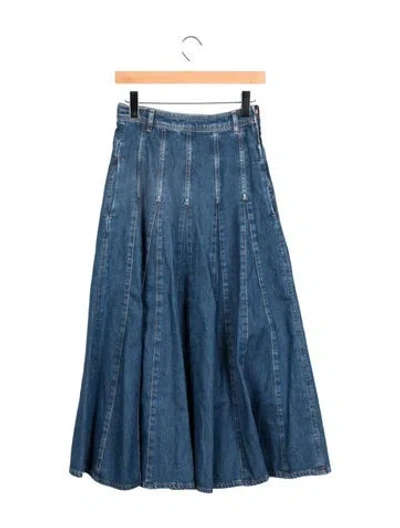 Pre-owned Me+em Long Skirt W/ Tags In Blue