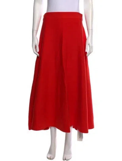 Pre-owned Me+em Long Skirt W/ Tags In Red