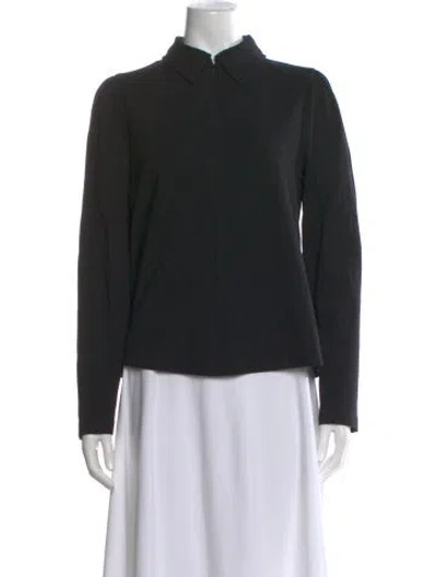 Pre-owned Me+em Long Sleeve Top In Black