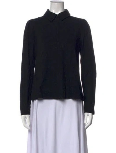 Pre-owned Me+em Long Sleeve Top In Black
