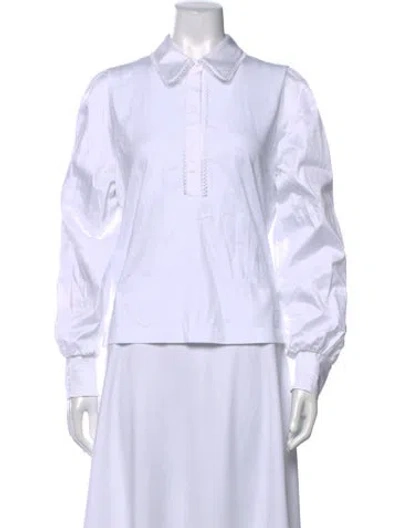 Pre-owned Me+em Long Sleeve Top W/ Tags In White