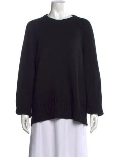 Pre-owned Me+em Merino Wool Crew Neck Sweater In Blue
