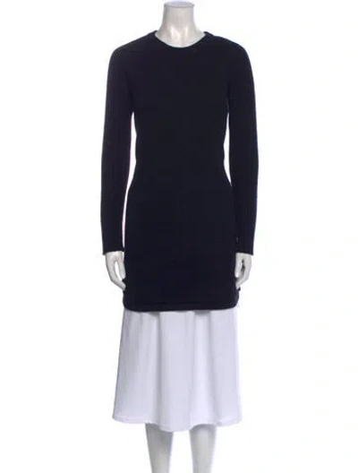 Pre-owned Me+em Merino Wool Crew Neck Sweater W/ Tags In Black