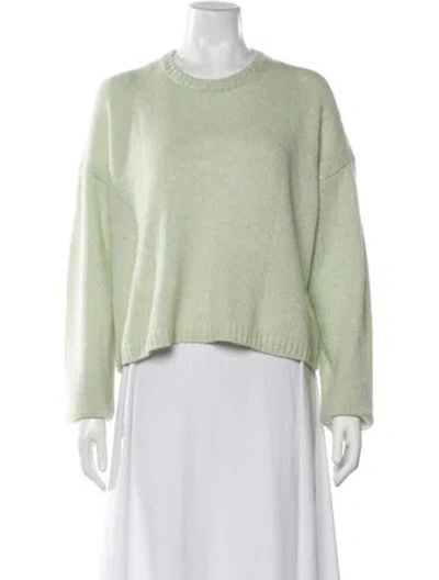 Pre-owned Me+em Merino Wool Crew Neck Sweater W/ Tags In Green