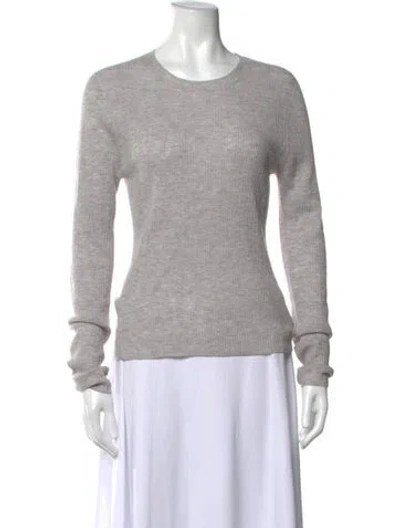 Pre-owned Me+em Merino Wool Crew Neck Top W/ Tags In Grey