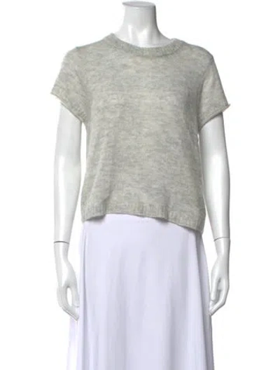 Pre-owned Me+em Merino Wool Crew Neck Top W/ Tags In White