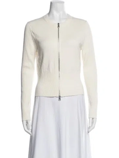 Pre-owned Me+em Merino Wool Jacket In White