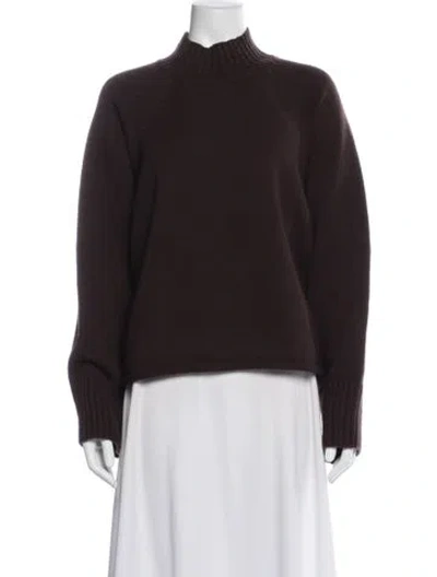 Pre-owned Me+em Merino Wool Mock Neck Sweater W/ Tags In Black