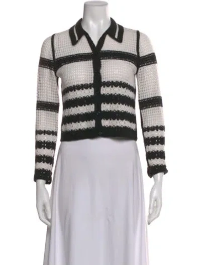 Pre-owned Me+em Merino Wool Striped Sweater In Multi