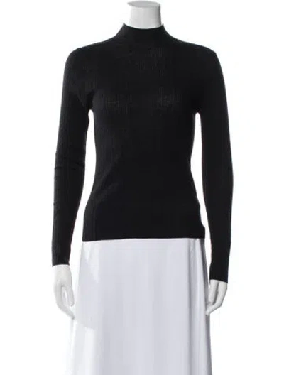 Pre-owned Me+em Merino Wool Turtleneck Sweater In Blue