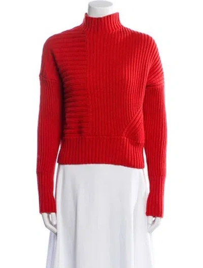 Pre-owned Me+em Merino Wool Turtleneck Sweater In Orange