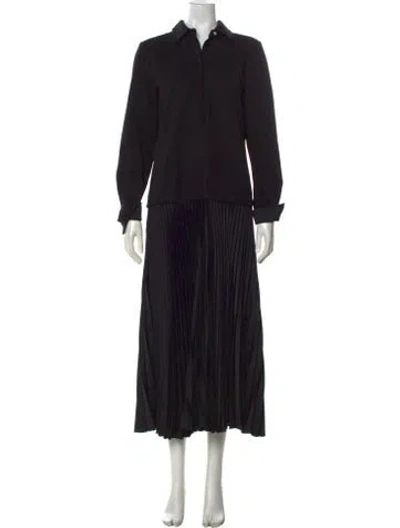 Pre-owned Me+em Midi Length Dress In Black