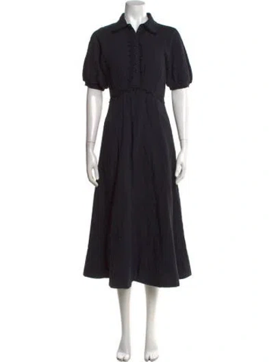 Pre-owned Me+em Midi Length Dress In Black