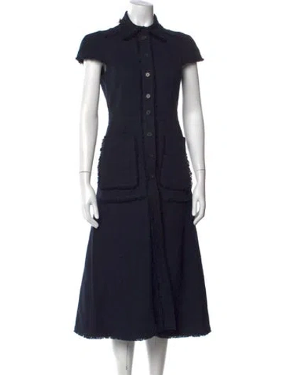 Pre-owned Me+em Midi Length Dress In Black